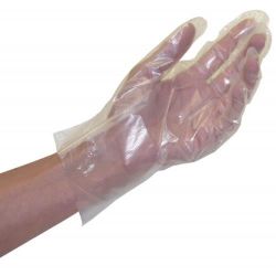 Picture of PKT OF 100 POLYETHYLENE DISPOSABLE GLOVES (EXTRA LARGE)